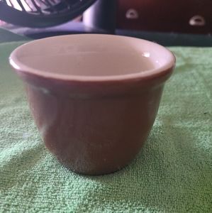 Vintage Hall Pottery custard / egg cup 1/2 cup, #351 1/2